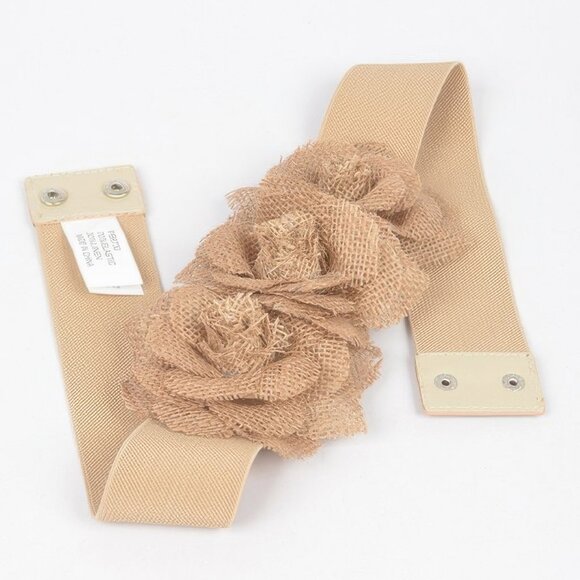 Linnen Flowers Elastic Belt - Picture 4 of 4